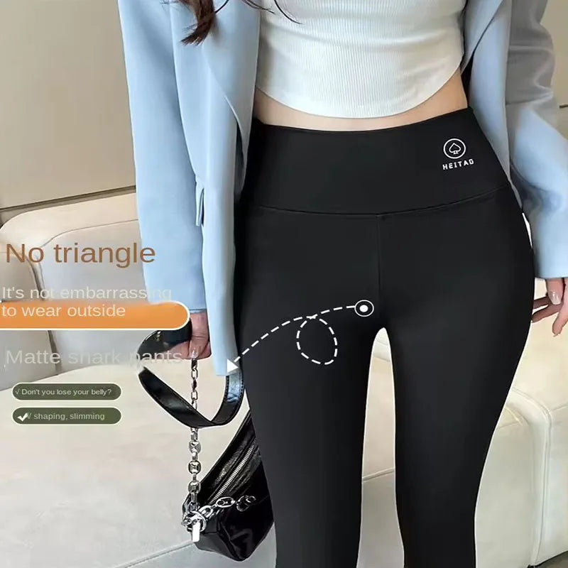 1PC High-waisted Yoga leggings Athletic tights Warm women's running pants Sexy hip lift pants Tights High-waisted stretch